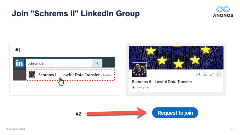 Join 'Schrems II' LinkedIn Group