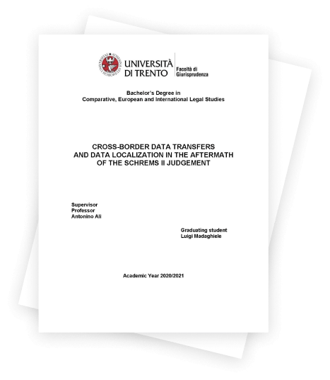 University Dissertation on Cross Border Data Transfers Under Schrems II and GDPR Pseudonymisation